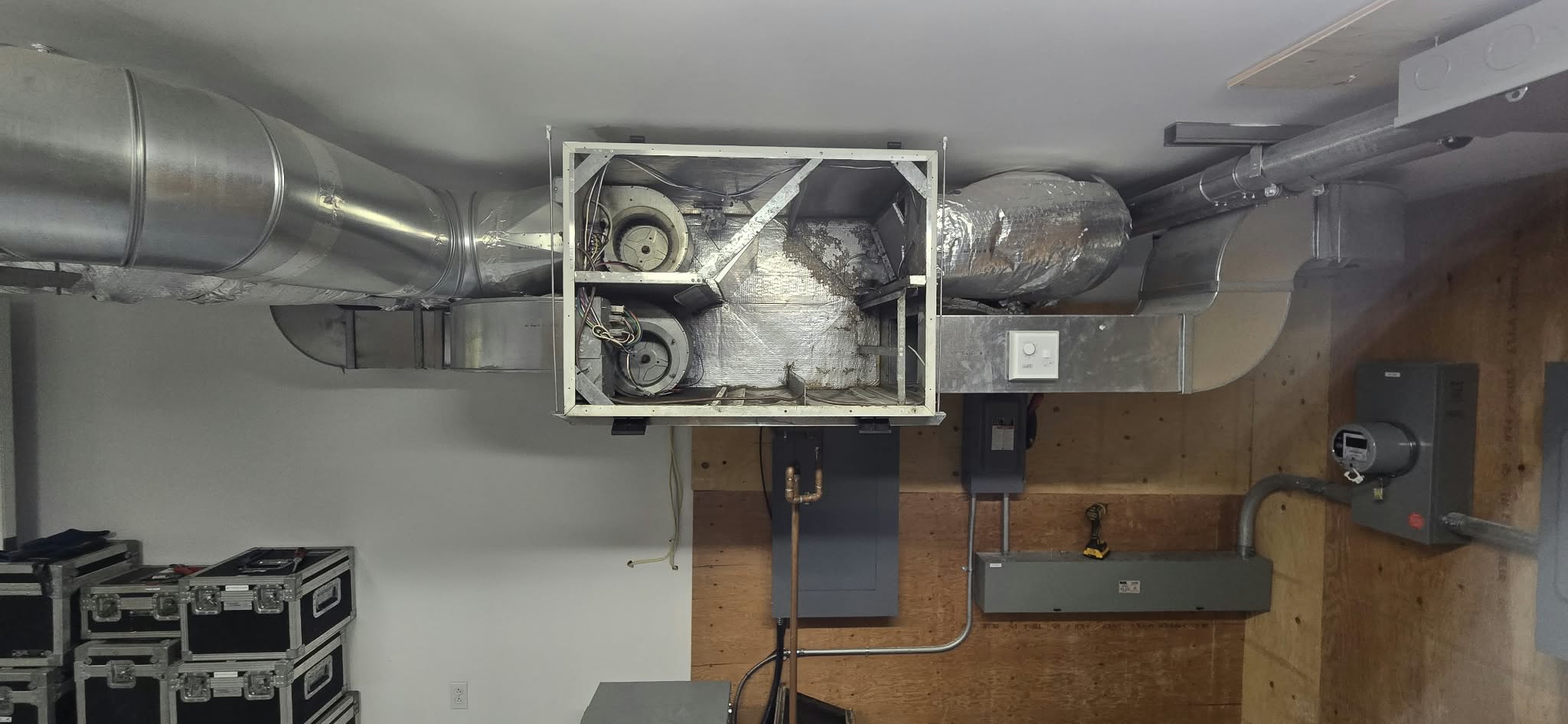Échangeur d’air résidentiel et conduits de ventilation